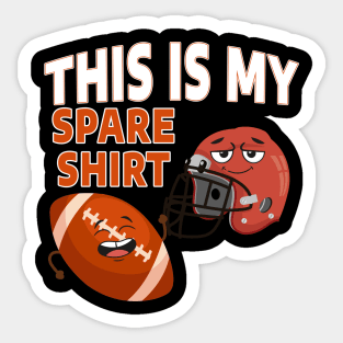 This Is My Spare Football Sticker